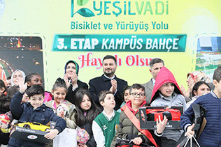 YEŞİLVADİ'NİN 3. ETABI VE KAMPÜS BAHÇE AÇILDI